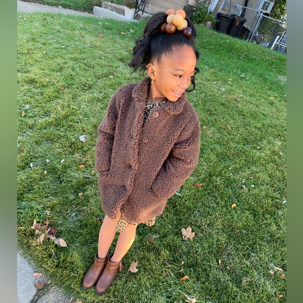 ZARA EUC Kids Brown Fashion Coat